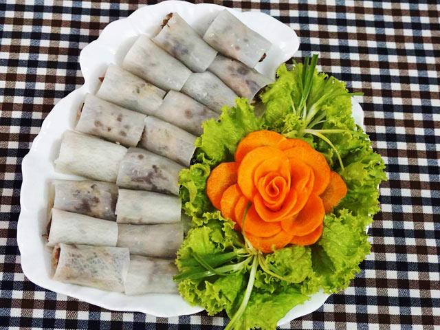 Ẩm thực - Ngon cơm với củ cải cuộn thịt hấp