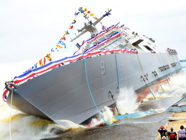 Tin tức trong ngày - Mỹ hạ thủy tàu chiến mới “phá” chiến lược của TQ