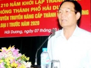 Tin tức Việt Nam - Bí thư Thành ủy Hải Dương chính thức thôi chức