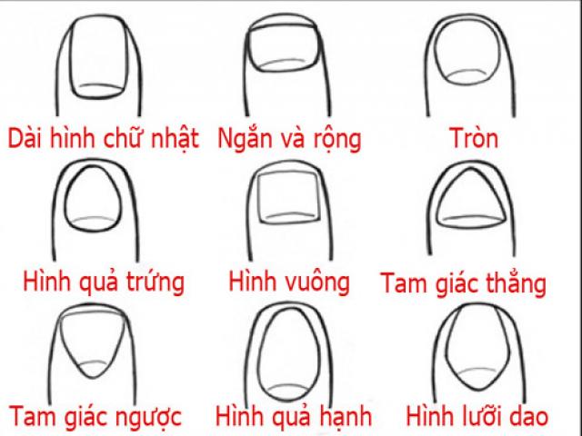Bạn trẻ - Cuộc sống - Đoán tính cách qua hình dạng móng tay