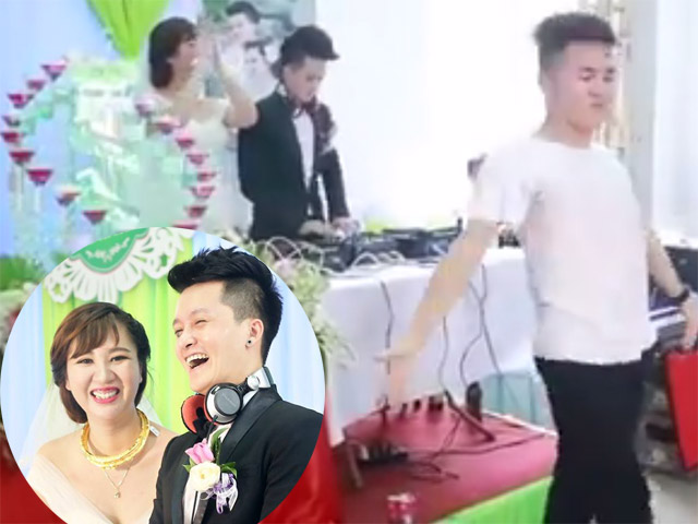 Giới trẻ - Cặp đôi Thanh Hóa "quẩy" tưng bừng trong đám cưới