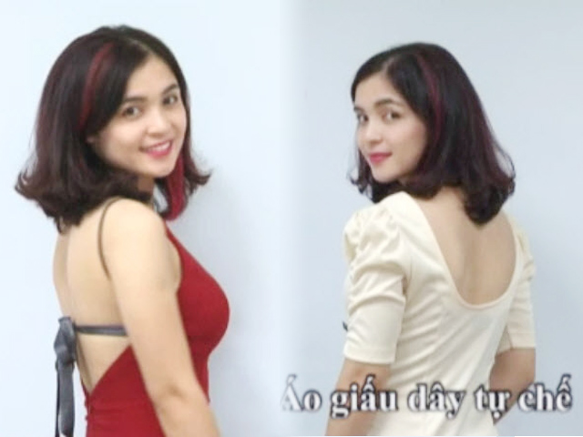 Thời trang - "Chế" áo ngực quyến rũ cho váy hở lưng