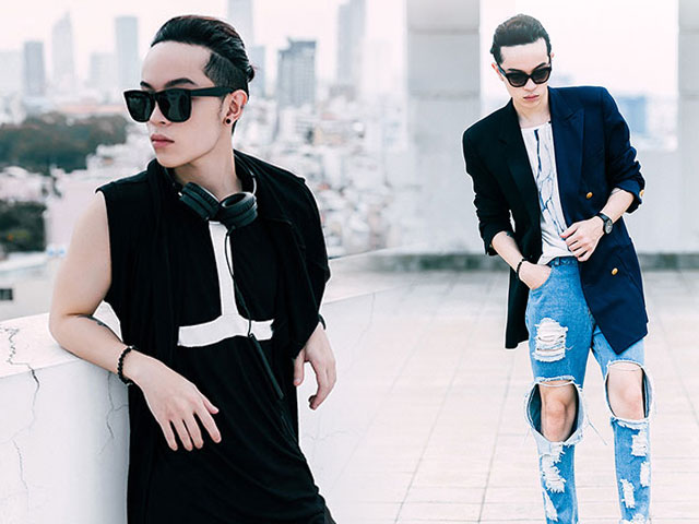Xu hướng thời trang - Stylist Kelbin Lei lăng xê quần "cái bang" trên phố