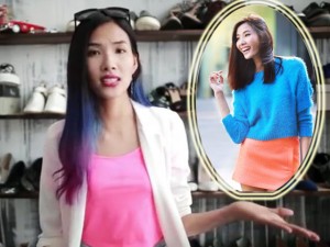 Bí quyết mặc đẹp - Hoàng Thùy bật mí cách tạo dáng chụp ảnh street style