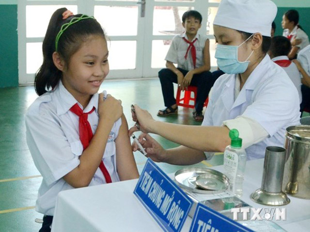 20 triệu trẻ được tiêm vắc-xin sởi – rubella miễn phí