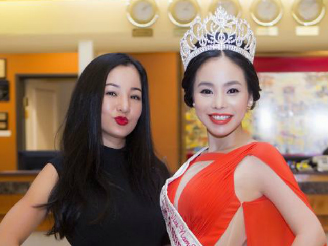 Phim - Danh hài Thúy Nga đọ dáng bên Á hậu Hạ My