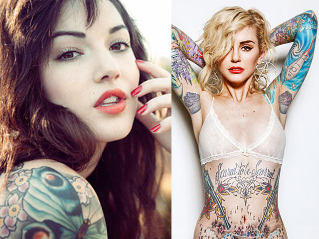 Làm đẹp - 3 người mẫu hình xăm xứ cờ hoa đẹp mê lòng người