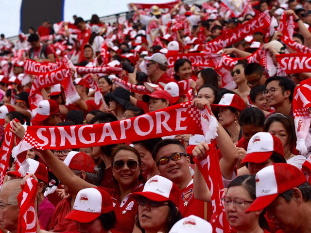 Thế giới - Ảnh: Singapore rực rỡ trong lễ Quốc khánh 50 năm