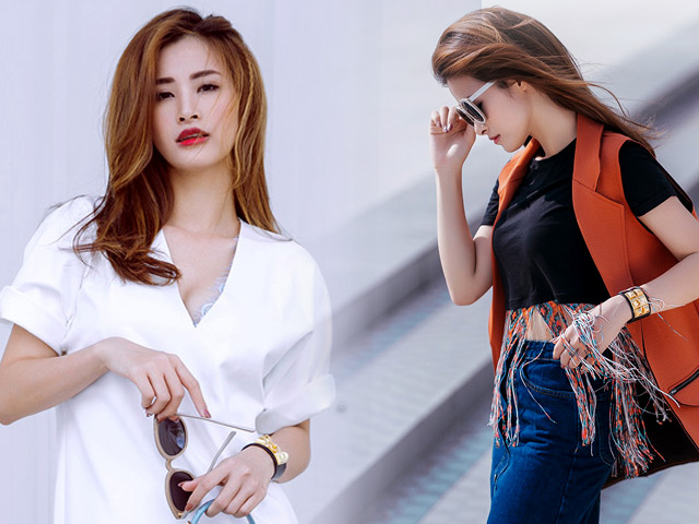 Bí quyết mặc đẹp - Đông Nhi quyến rũ với áo hở eo, quần ống rộng