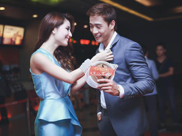 Hậu trường phim - Diễm My "nâng khăn sửa áo" cho bạn diễn điển trai