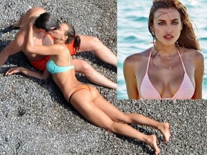 Người mẫu - Hoa hậu - Irina Shayk liên tục ôm hôn say đắm người tình mới