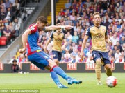 Video bàn thắng - Crystal Palace - Arsenal: May mắn đồng hành