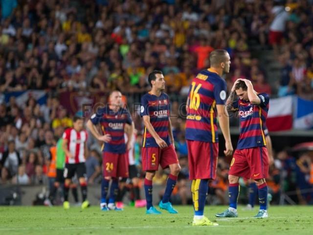 Bóng đá - Messi "ôm đầu" nhìn Bilbao giành Siêu cúp TBN