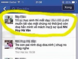 Tin tức trong ngày - Hà Nội: Cô giáo mất việc vì chửi học sinh &quot;mất dạy&quot;