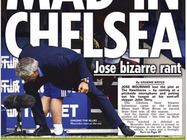 Bóng đá - Báo chí Anh nóng mặt vì hành vi "điên rồ" của Mourinho