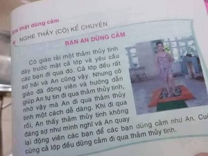 Tin tức trong ngày - Giật mình sách dạy trẻ lớp 1 đi trên thủy tinh