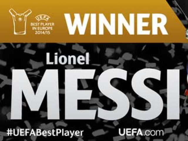 Bóng đá - Cầu thủ hay nhất châu Âu: Tôn vinh Messi