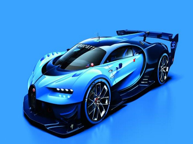 Bugatti tung ảnh chính thức mẫu xe concept Vision Gran Turismo