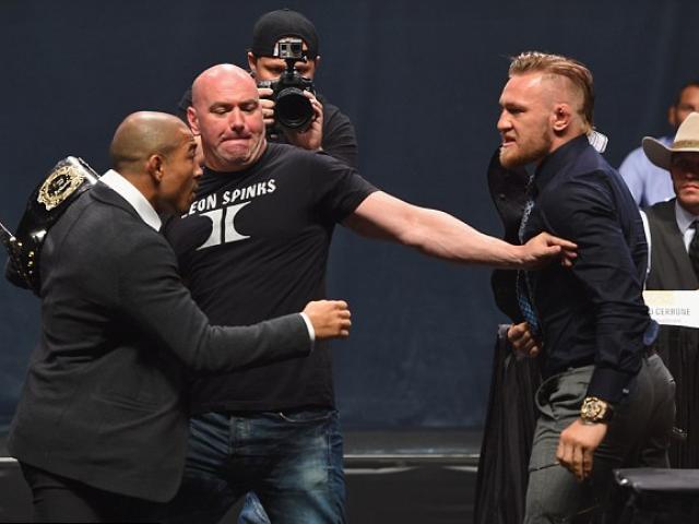 Thể thao - Nhà vô địch hạng lông tẩn "gã điên UFC" ở họp báo