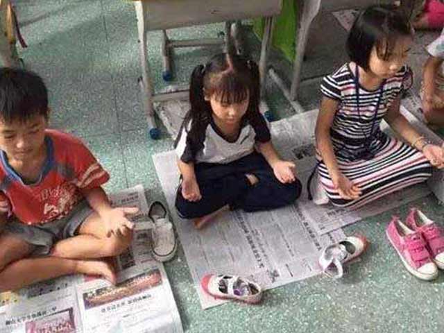 Phi thường - kỳ quặc - Trung Quốc: Học sinh tiểu học... ngồi thiền thay ngủ trưa