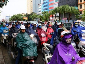 Tin tức trong ngày - Tắc đường hàng cây số, dân Thủ đô &quot;chôn chân&quot; trong mưa lạnh