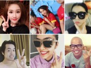 Nhịp sống trẻ - Sao Việt và các kiểu tạo dáng selfie cực đáng yêu