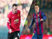 Bóng đá - Messi khen Rooney là cầu thủ độc nhất vô nhị