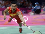 Thể thao - Lin Dan tấn công mãn nhãn xô đổ &quot;Tòa tháp&quot; 1m95