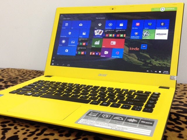 Acer Aspire E5-573: Laptop Windows 10 giá mềm