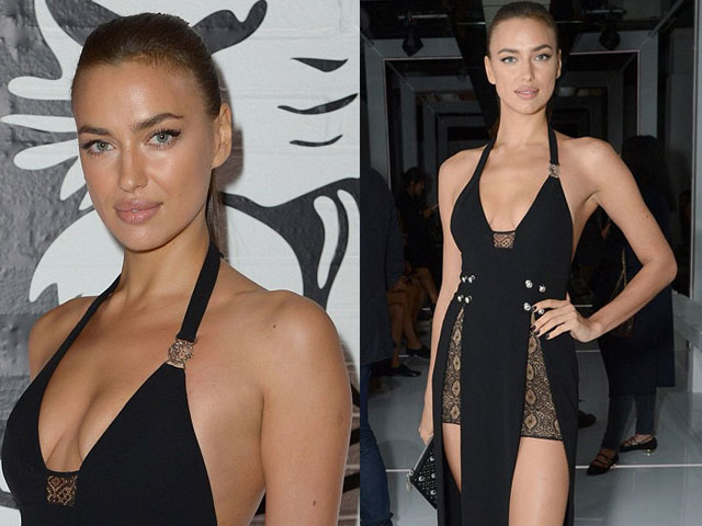 Người mẫu - Hoa hậu - Irina Shayk khoe chân dài với váy xẻ cao ngút