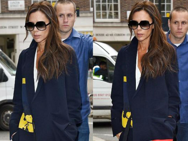 Bí quyết mặc đẹp - Victoria Beckham ấn tượng với chiếc áo "mới toanh"