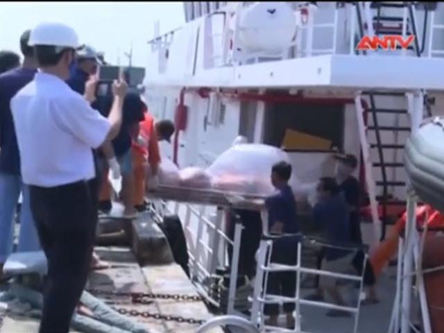 Video An ninh - Tìm thấy thêm một thi thể vụ nổ tàu cá ở biển Vũng Tàu