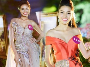 Người mẫu - Hoa hậu - Người đẹp HH Hoàn vũ VN khoe vai thon tại dạ tiệc
