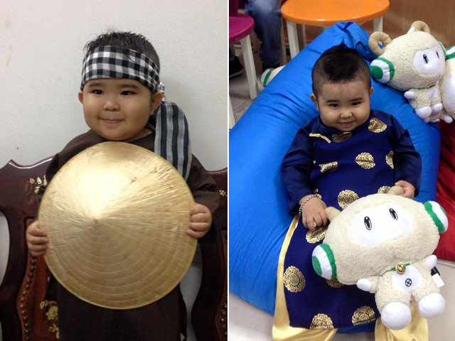 Bạn trẻ - Cuộc sống - "Bé mập" đốn tim dân mạng bởi màn đối đáp dễ thương