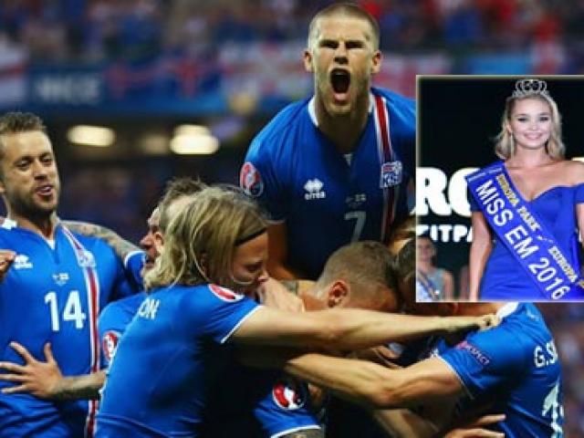 Bóng đá - Tin nhanh Euro 3/7: Hoa hậu Iceland mơ loại Pháp