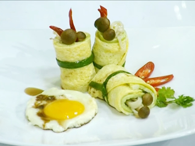 Ẩm thực - Trứng cuộn nấm đơn giản mà ngon mê
