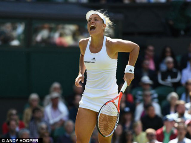 Thể thao - Halep – Kerber: Loạt tie-break tệ hại (Tứ kết Wimbledon)