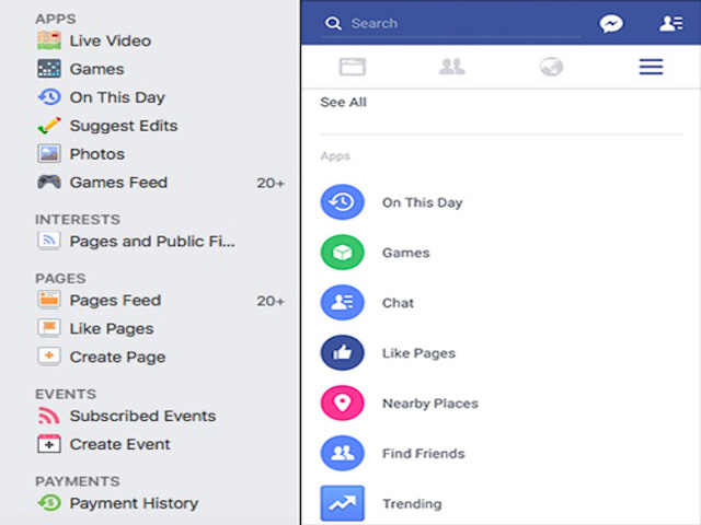 Công nghệ thông tin - Facebook vừa có thay đổi nhỏ về giao diện