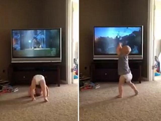 Thể thao - 10 triệu lượt xem: Bé mặc tã đấm đá như cao thủ