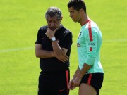 Bóng đá - Chờ đấu Pháp: Ronaldo diễn với bóng, khoe cơ đùi