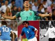 Bóng đá - Ronaldo là Cầu thủ xuất sắc nhất lịch sử Euro