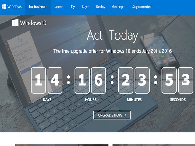 Công nghệ thông tin - Chỉ còn 2 tuần để "lên đời" Windows 10 miễn phí cho laptop
