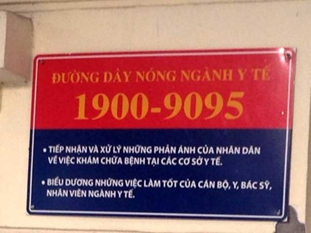 Tin tức trong ngày - Bộ Y tế nói gì về việc lập đường dây nóng để… thu phí?