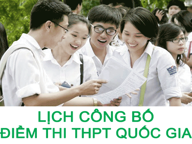 Tin tức trong ngày - LỊCH CÔNG BỐ ĐIỂM THI THPT QUỐC GIA 2016 CỦA 120 CỤM THI