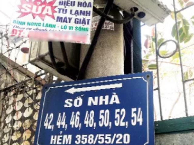 Tin tức trong ngày - Nực cười chuyện tìm số nhà... 50 mét vuông