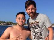 Bóng đá - Fan Atletico bơi 1km, được Messi mời lên du thuyền