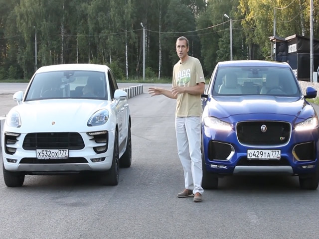 Tin tức ô tô - Video cuộc đối đầu giữa Jaguar F-PACE với Porsche Macan GTS
