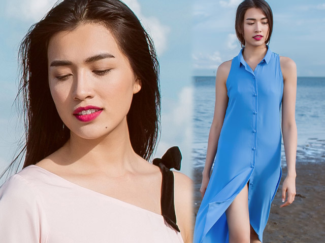 Người mẫu - Hoa hậu - Á hậu Lệ Hằng quyến rũ bên bờ biển Cần Giờ