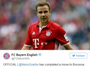 Bóng đá - Chuyển nhượng ngày 21/7: Gotze CHÍNH THỨC về Dortmund
