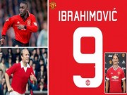 Bóng đá - MU – Ibra: Gánh nặng của áo &quot;số 9&quot;